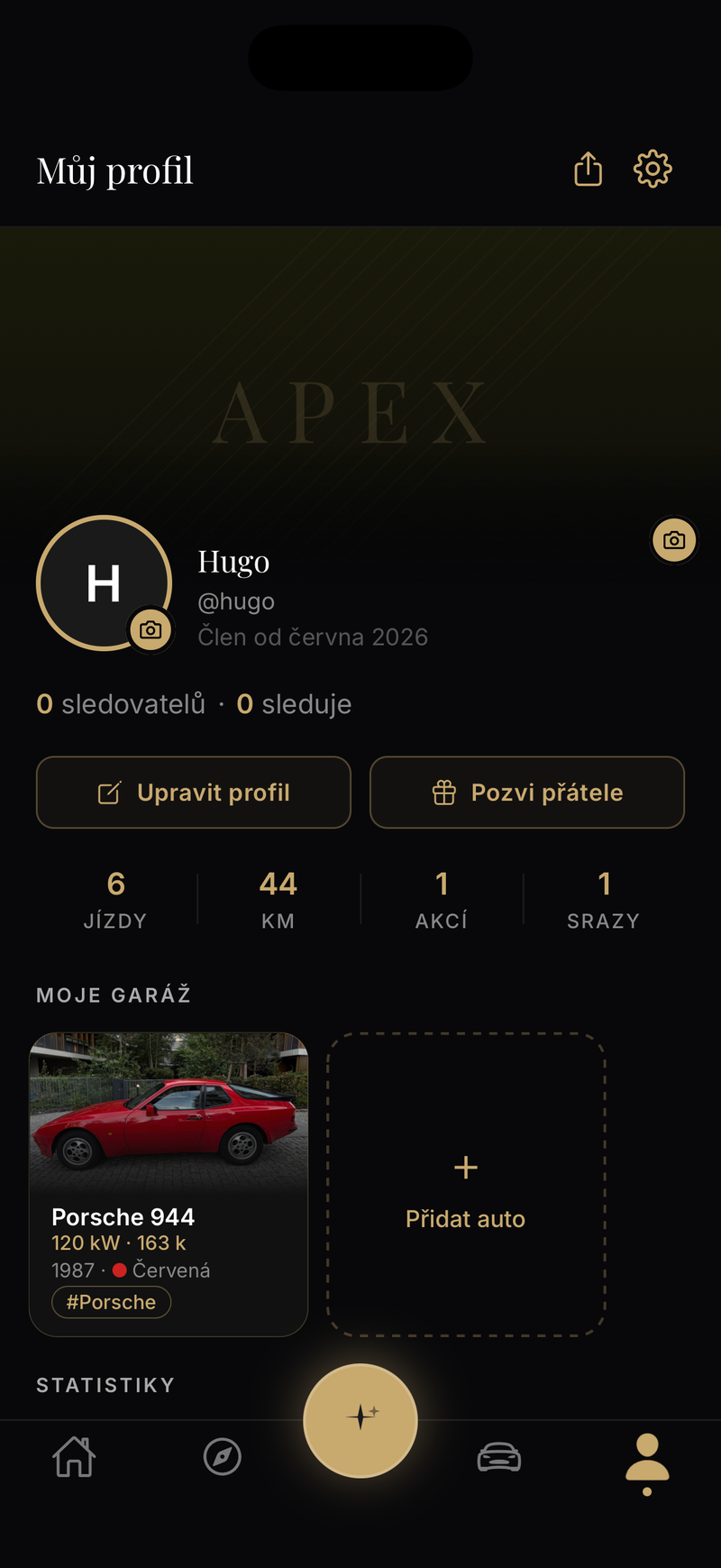 Karta jízdy na sdílení